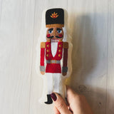 Organic Cotton Christmas Nutcracker Soft Toy Plush