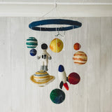 Handmade Fairtrade Felt Space Planets Mobile