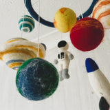 Handmade Fairtrade Felt Space Planets Mobile