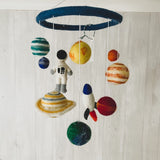 Handmade Fairtrade Felt Space Planets Mobile