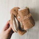 Jomanda - Brown Bunny Toy Soother Brown Comforter