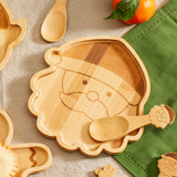 Sass & Belle - Santa Bamboo Kids Baby Plate