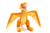 Knitted Yellow Pterodactyl Dinosaur Soft Toy