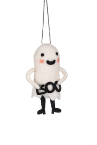 Shoeless Joe - Felt Boo Ghost Hanging Decoration Halloween