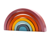 Contemporary Fair Trade Wooden Rainbow Toy