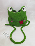 Handmade Felt Animal Bag - Frog