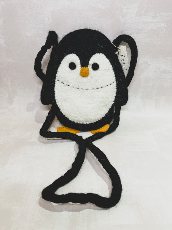 Handmade Felt Animal Bag - Penguin