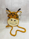 Handmade Felt Animal Bag - Giraffe