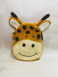 Handmade Felt Animal Bag - Giraffe