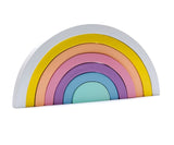 Pastel Fair Trade Wooden Rainbow Toy
