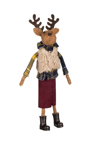 Shoeless Joe - Country Deer - Christmas Decoration