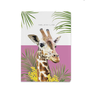 Giraffe Luxury A5 Notebook - Lola Design x ZSL