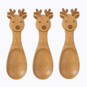 Sass & Belle - Reindeer Bamboo Set of 3 Spoons