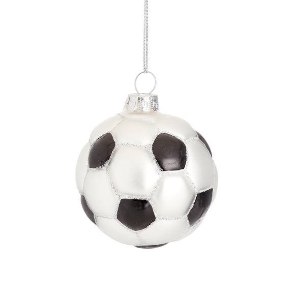 Football Shaped Bauble Decoration