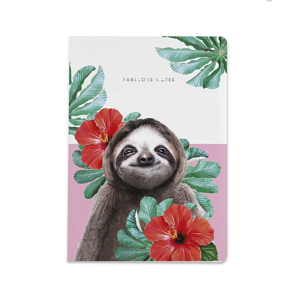 Sloth Luxury A5 Notebook - Lola Design x ZSL
