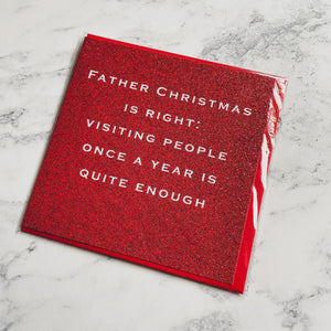 Susan O'Hanlon - "Father Christmas is Right...." - Christmas Card