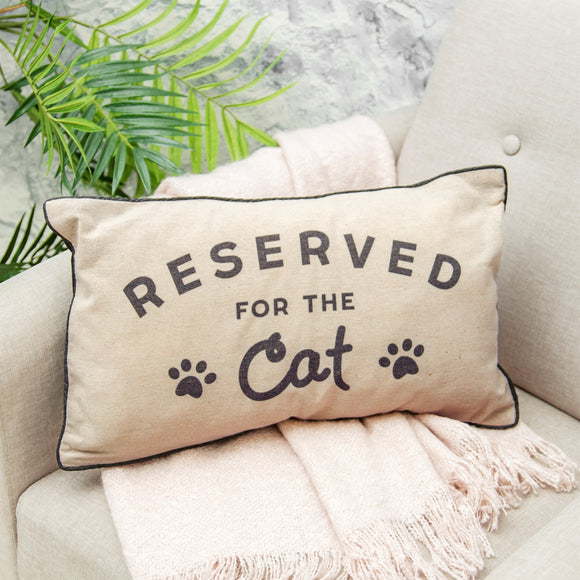 Sass & Belle - Reserved For Cat Decorative Cushion